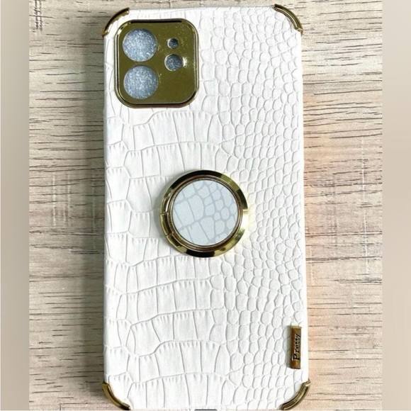 NEW iPhone 13 PRO MAX Case Luxury Crocodile Texture Shockproof Cell Phone Holder - Picture 5 of 6